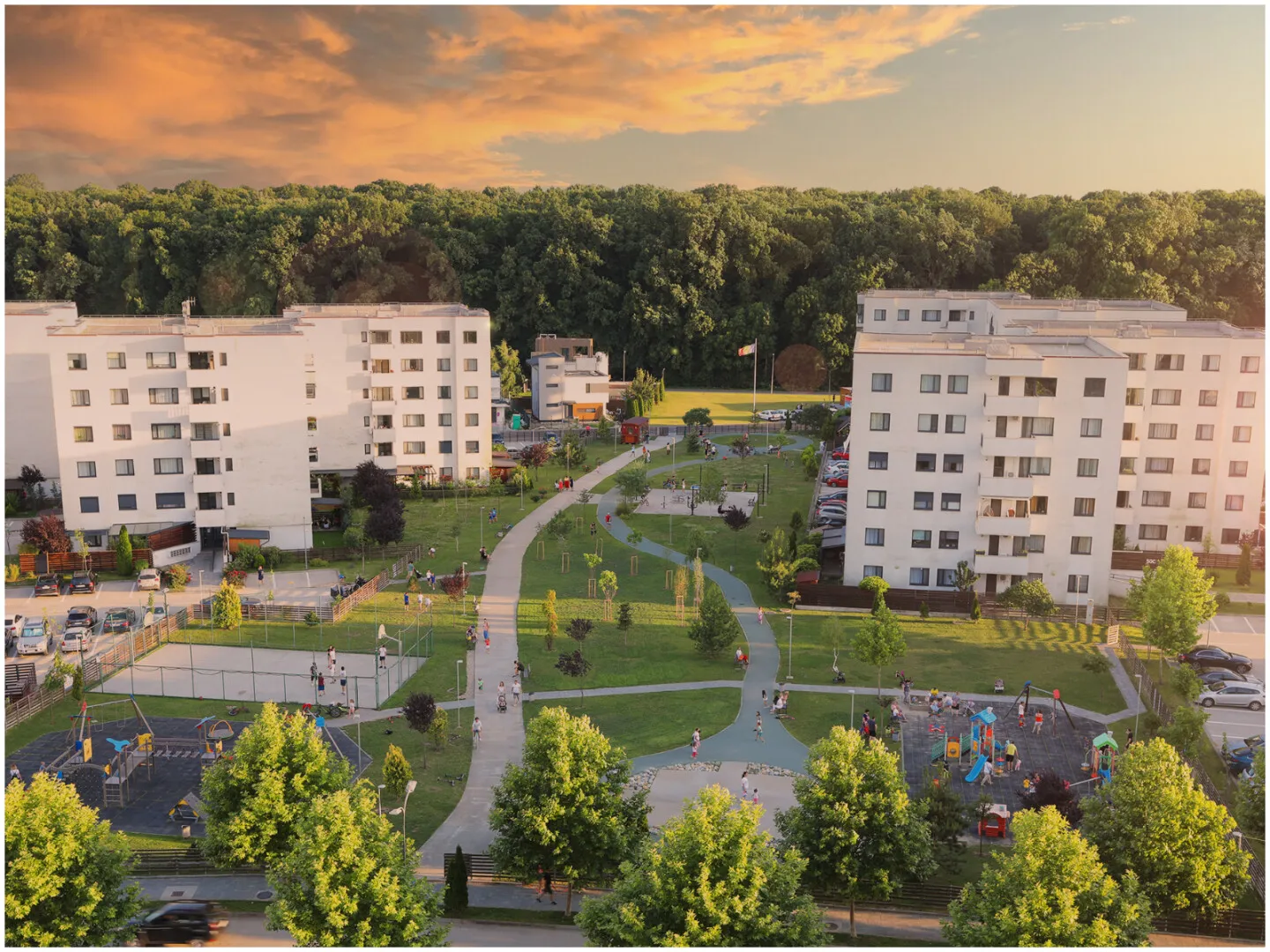 Cine a construit cartierul Greenfield lângă pădurea Băneasa și cum a ...