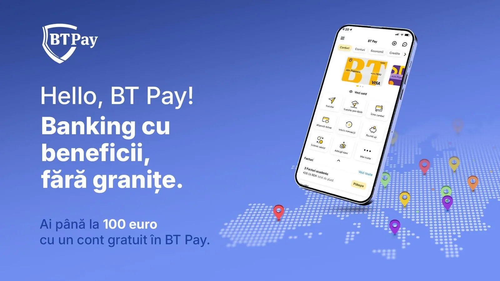 Poza pentru articolul Banca Transilvania extinde serviciile pentru diaspora românească: conturi 100% online și campanie de cashback prin BT Pay